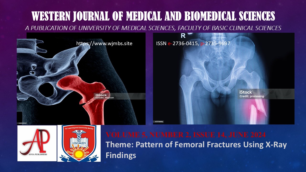 					View Vol. 5 No. 2 (2024): Pattern of Femoral Fractures Using X-Ray Findings
				
